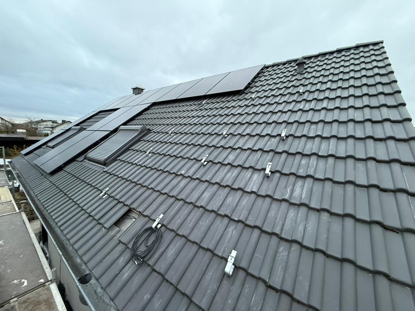 Großflächige gewerbliche Photovoltaikanlage