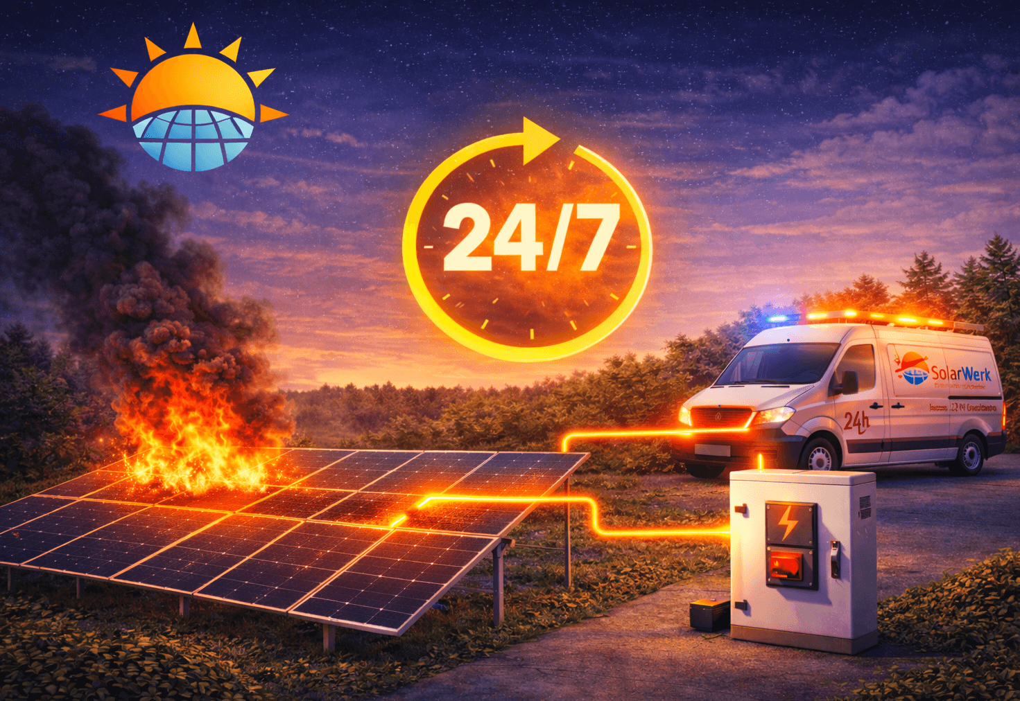 24/7 Notabschaltung für Photovoltaikanlagen
