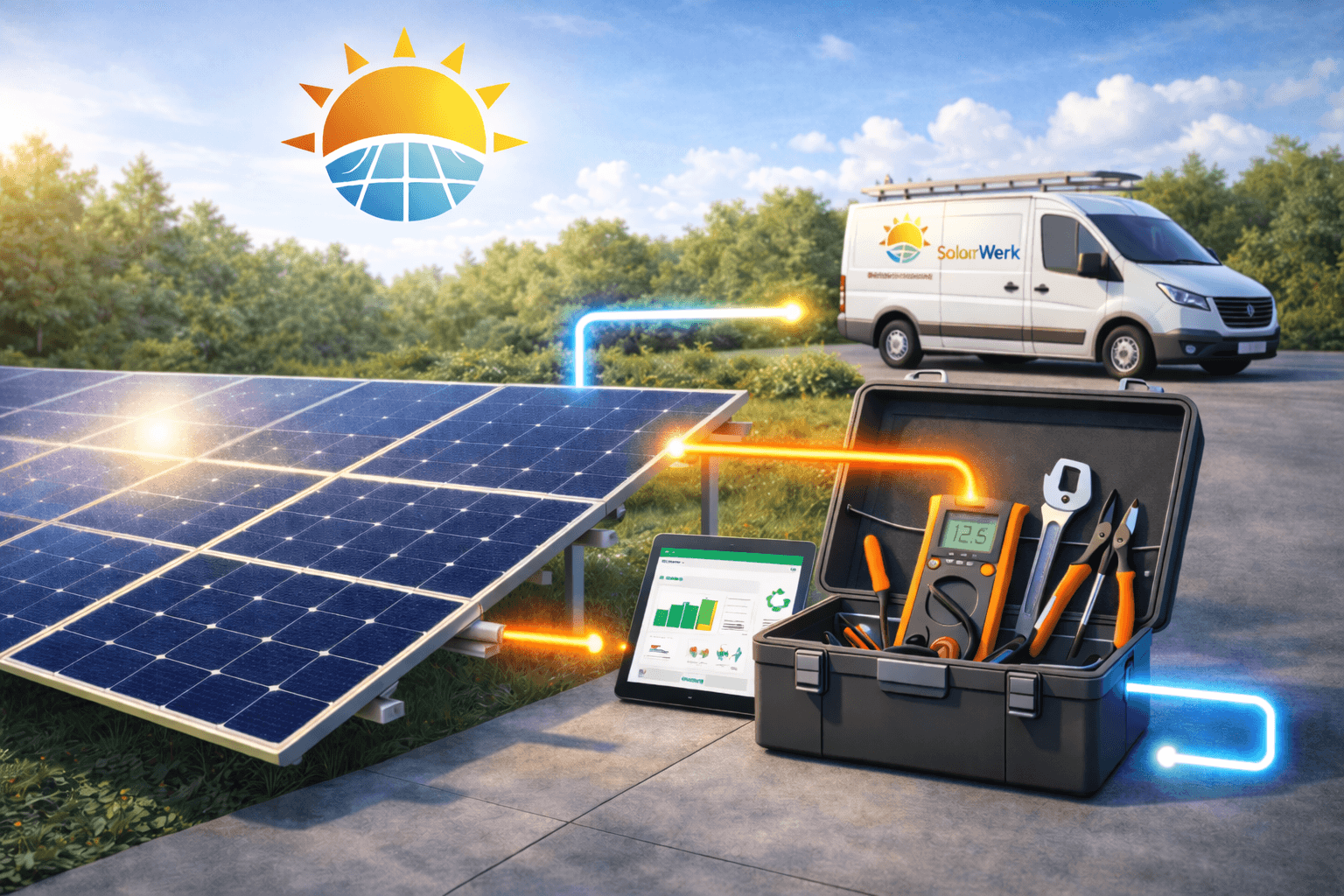 Service und Wartung von Solaranlagen