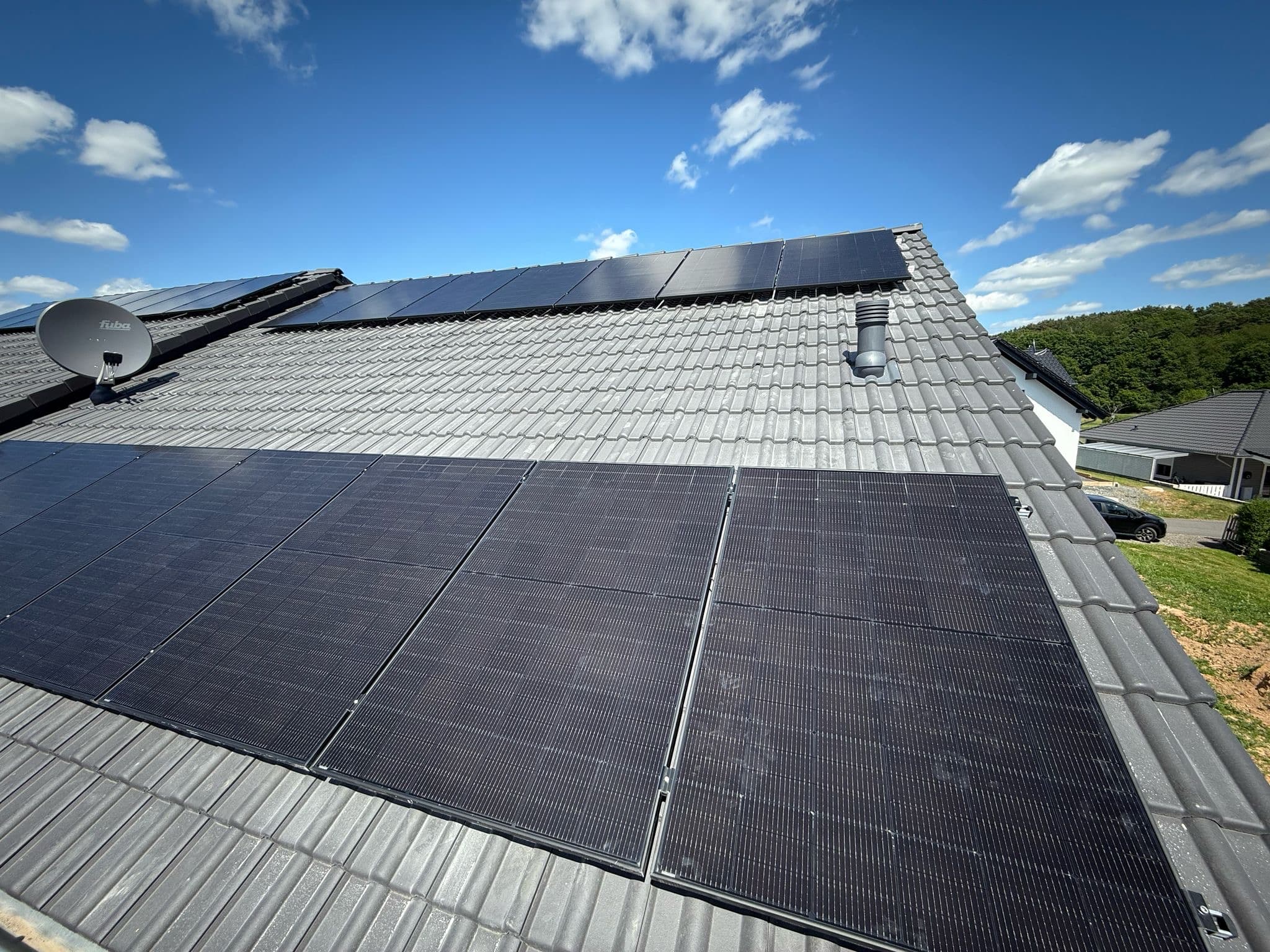 Solaranlage Installation Projekt 1