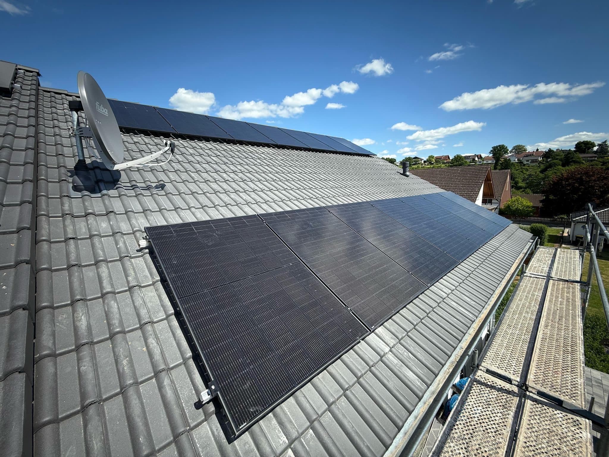 Solaranlage Installation Projekt 2